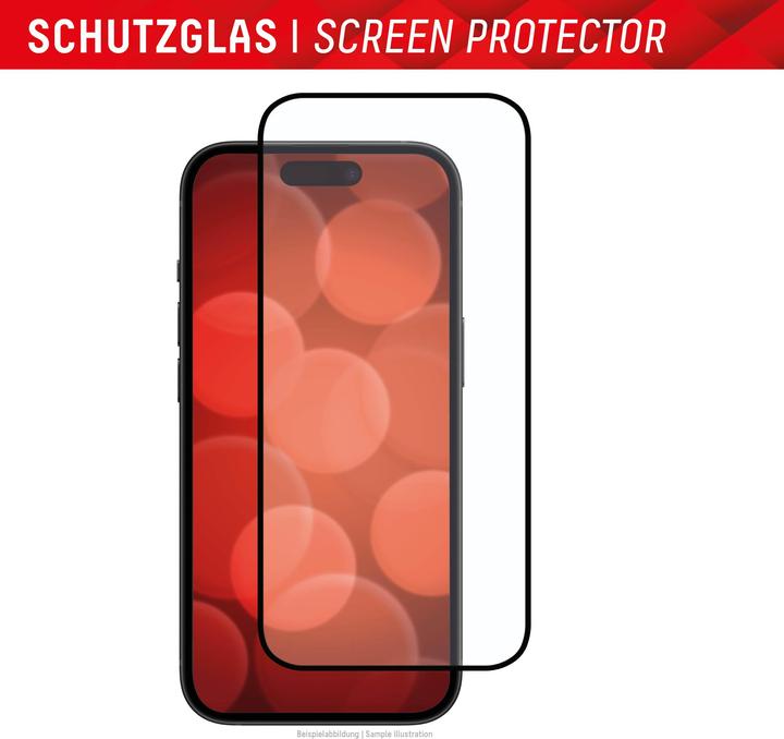 Image du produit Displex Real Glass, Full Cover Panzerglas (1 pièce(s), Apple iPhone 15 Pro Max, Apple iPhone 15 Plus)
