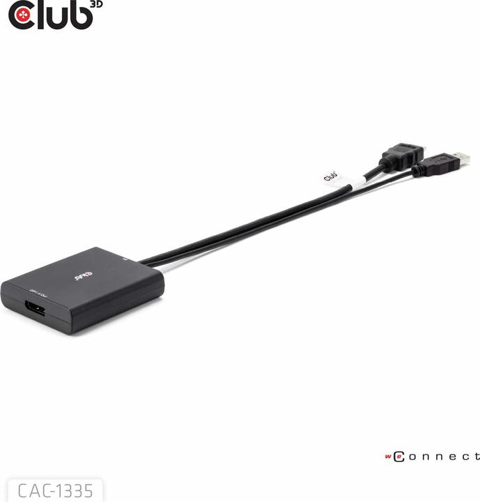 Actual product image Club 3D HDMI + Micro USB zu (DP, 0.72 cm)