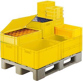 Produktbild kaiserkraft Euro-Format-Stapelbehälter, Wände und Boden geschlossen