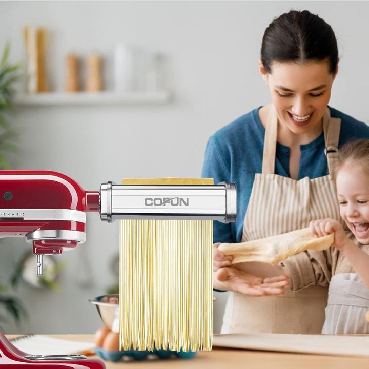 Image du produit Cofun Embout à pâtes en acier inoxydable pour robot de cuisine Kitchenaid