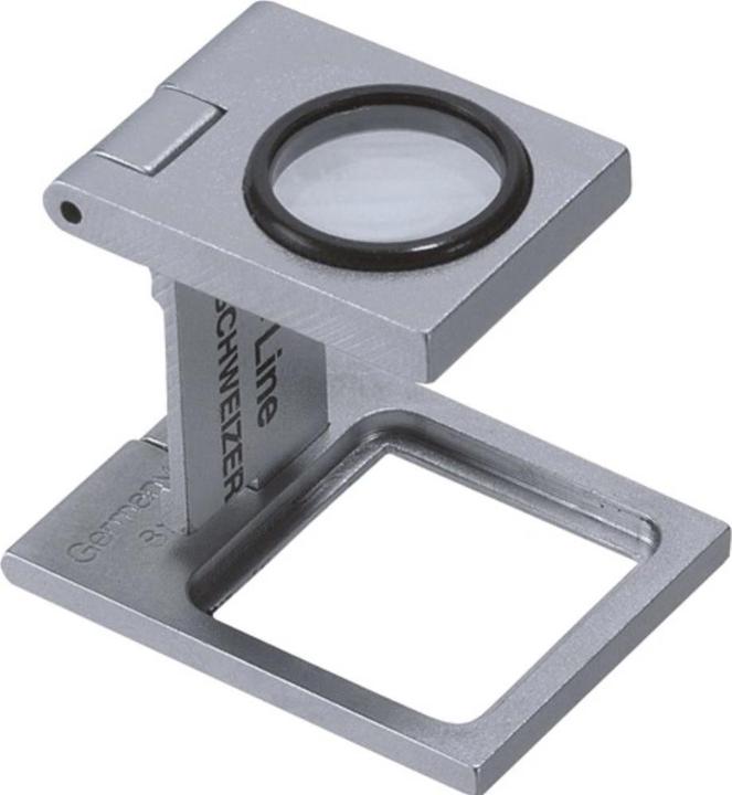 Schweizer Optik Fadenzähler 8x ohne Skala