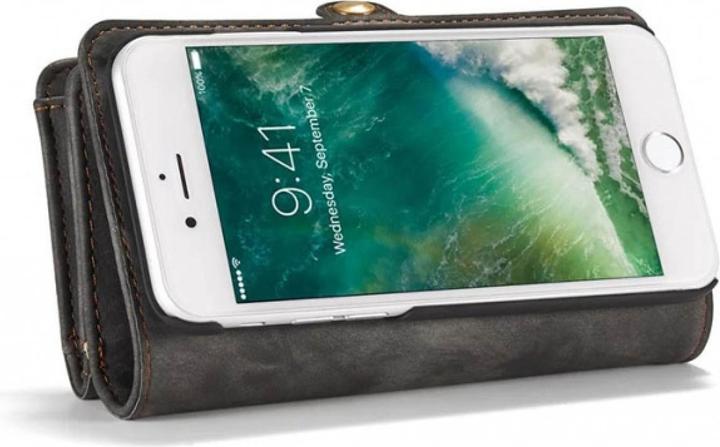 Immagine prodotto Caseme Custodia per carte di credito a portafoglio in vera pelle per Apple iPhone 8 (Apple iPhone 8)
