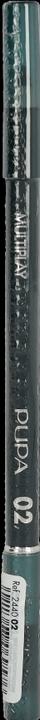Actual product image Pupa Milano multiplay eye pencil electric green (02 Electric Green)
