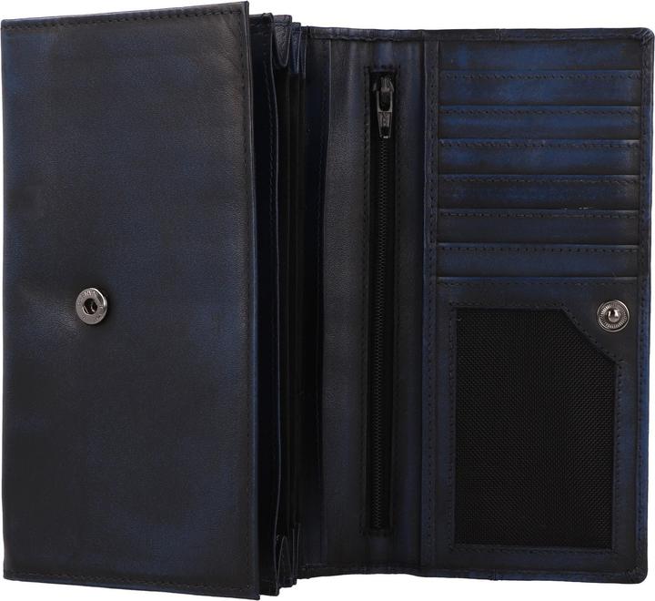 Actual product image Greenburry Destressed Geldbörse RFID Schutz Leder 18.5 cm