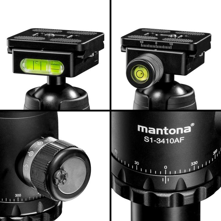 Actual product image mantona Fortress 34 ball head (S1-3410AF) (Spherical head)