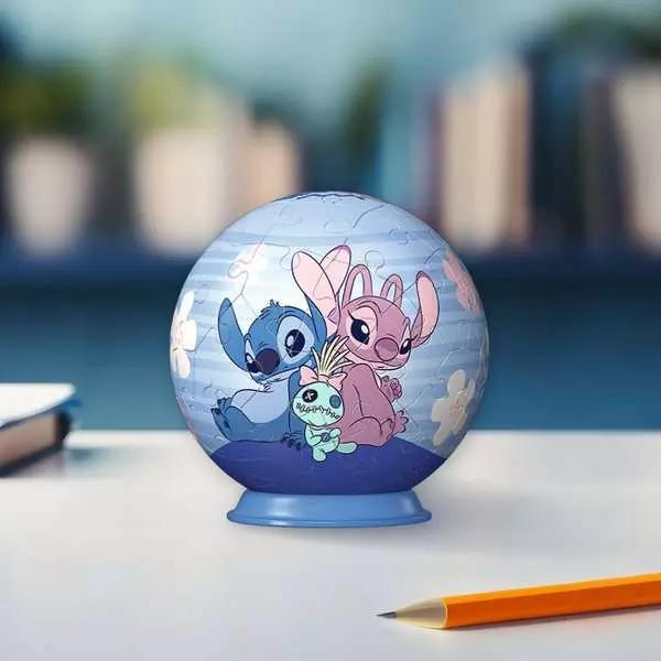 Produktbild Ravensburger 3D Puzzle 11597 - Puzzle-Ball Disney Angel - für grosse und kleine Stitch Fans ab 6 (54 Teile)