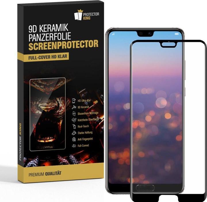 Produktbild Protectorking 3x Ceramic-Glass Full Cover HD Klar (3 Stück, Huawei P20 Pro)