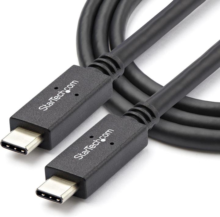 Immagine prodotto StarTech Cavo USB-C con Power Delivery (5A) - St/St - 1m - USB 3.1 (10Gbit/s) - Certificato (1 m, USB 3.2 Gen 2, 100 W)
