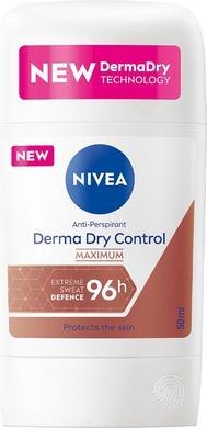 Image du produit NIVEA Derma Dry Control Antiperspirant Stick 50ml (Stick, 50 ml)