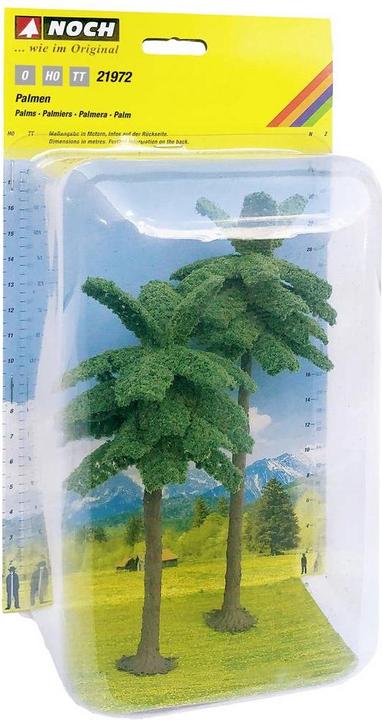 Actual product image Noch Palm trees 15 cm and 19 cm, 2 pieces