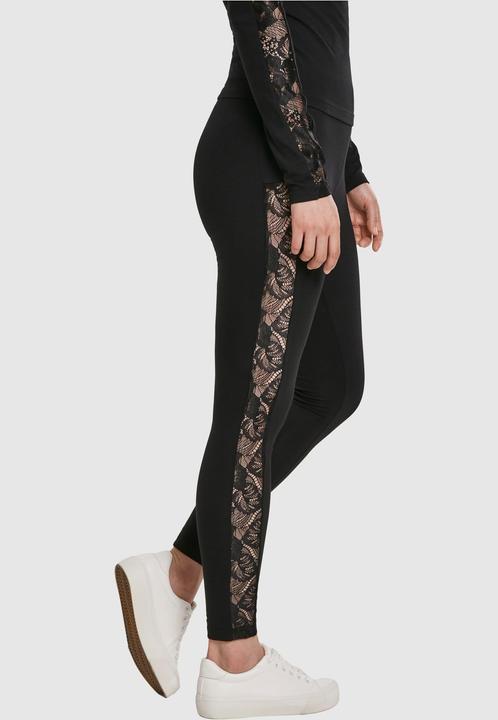 Immagine prodotto Urban Classics Leggings a righe in pizzo da donna (4XL)