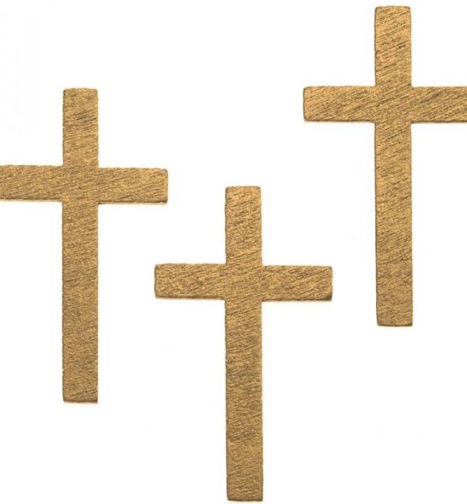 Produktbild Glorex Holzstreuteile Kreuz 8St