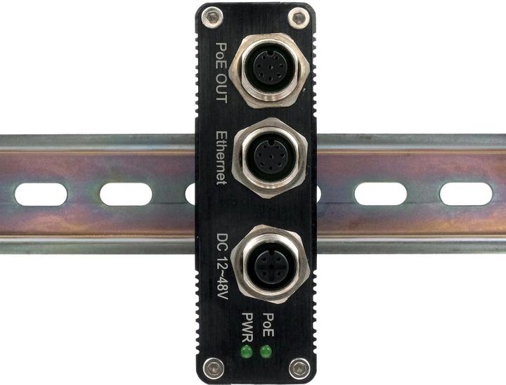 Produktbild Exsys Industrial PoE+ Gigabit Injektor EN50155 (802.3af (PoE), 802.3at (PoE+), 30 W)
