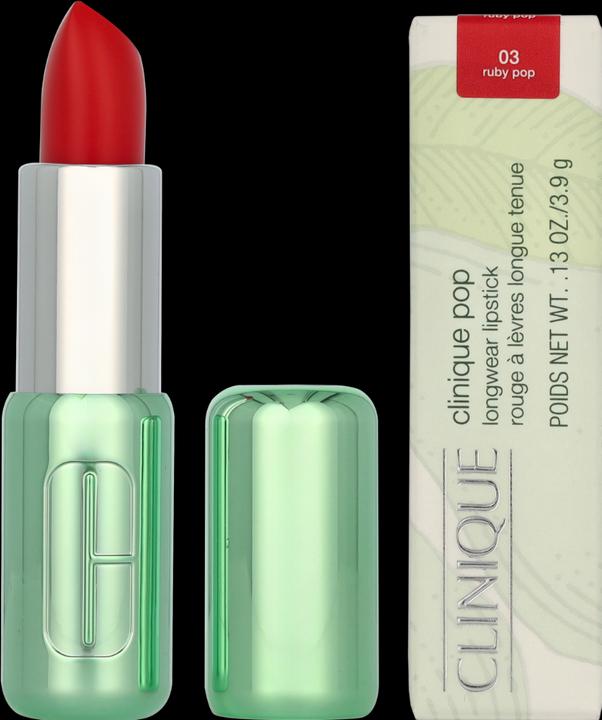 Produktbild Clinique Pop Longwear Lipstick Matte Ruby Pop (03 Ruby Pop)
