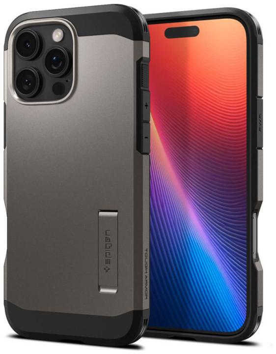 Produktbild Spigen Tough Armor MAG iPhone 16 Pro MagSafe gunmetal ACS08145 (Apple iPhone 16 Pro)