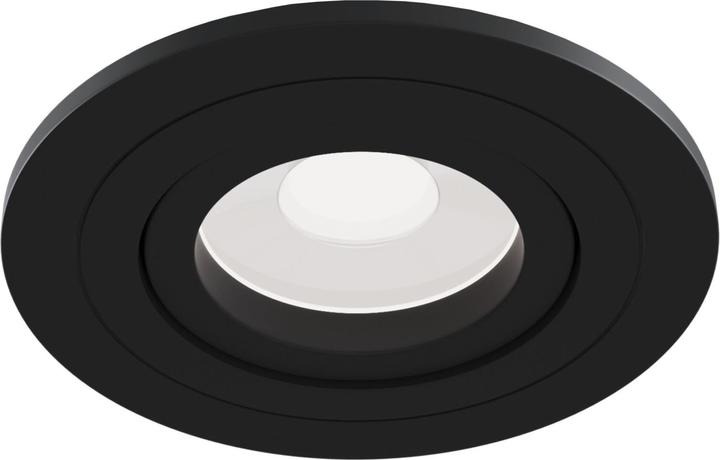Actual product image Maytoni Atom Recessed Luminaire GU10 Black Ø92mm (GU10)