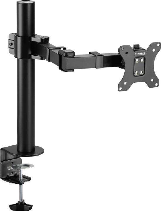 SpeaKa Professional Speaka Supporto da tavolo professionale per monitor singoli da 43,18 - 81,28 cm (17 - 32) pollici (Tavolo, 32")