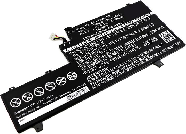 Image du produit AGI Batterie compatible avec HP 863280-855 - Batterie - 4 900 mAh (4900 mAh)