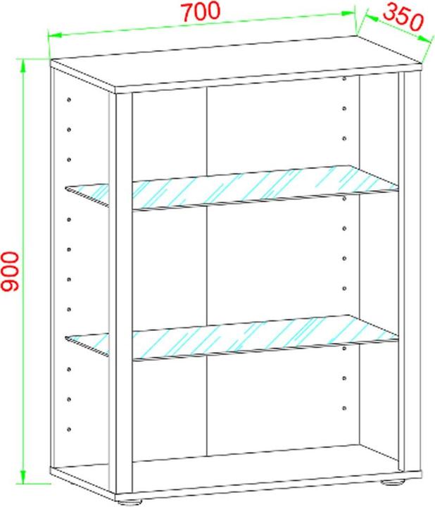 Immagine prodotto VCM Glasol (70 x 35 x 90 cm)