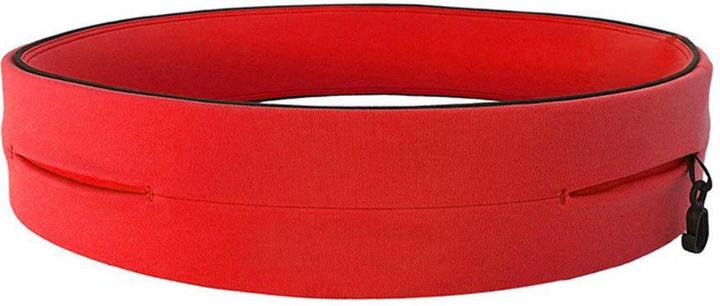 Actual product image JTI Practical, water-repellent running belt with pockets - red