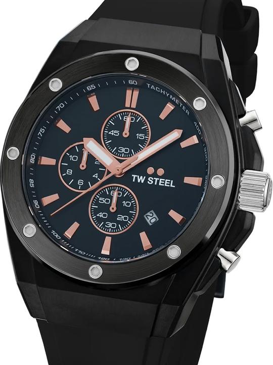 Produktbild TW-Steel CE4102 CEO Tech Chronograph Herrenuhr 44mm 10ATM (Chronograph, 44 mm)