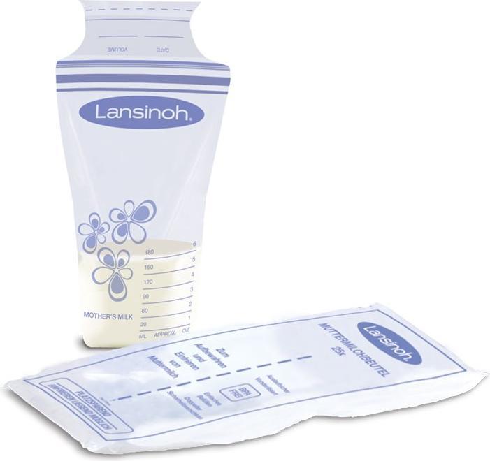 Actual product image Lansinoh Breast milk bag