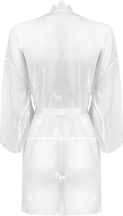 Productafbeelding Christine Le Duc SpitzenKimonoSet Blume Weiss (XL)