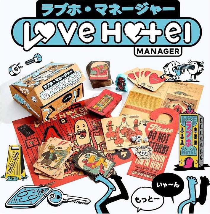 Produktbild Heldbergs Games Love Hotel Manager - Kartenspiel (Französisch, Englisch, Deutsch)