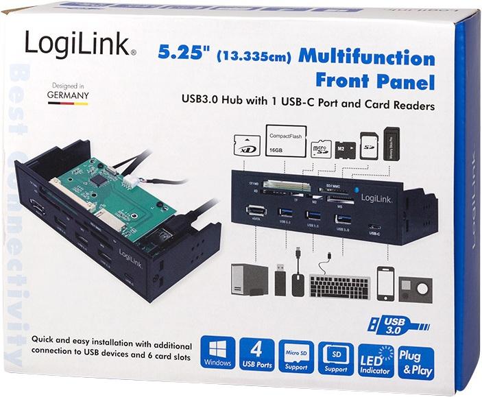 Image du produit LogiLink Multifunktions-Panel (SATA)