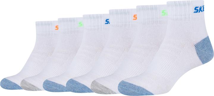 Skechers Boys Mesh Ventilation Quarter 6p (6er Pack, 27, 30)