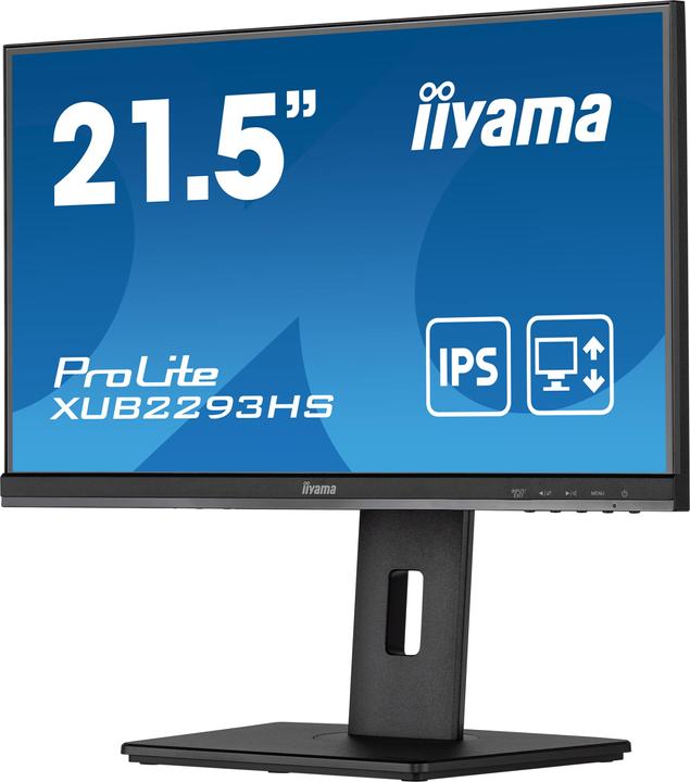 Image du produit iiyama 21.5IN ULTRA THIN IPS PANEL 1920X1080 3MS 250CD/M 1000:1 SPE (1920 x 1080 pixels, 21.50")