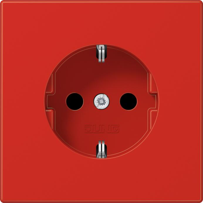 JUNG Socket outlet 1f rt glz LS UP ZP LS1520BFRT