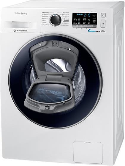 Actual product image Samsung Ww80k5400uw/Ws (8 kg, Left)