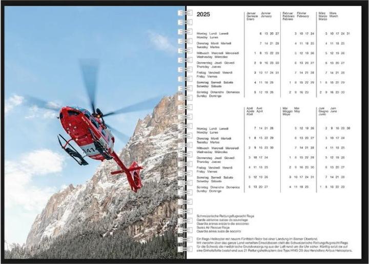 Image du produit Agenda Photo-Almanach Suisse (15 x 21 cm, Allemand, Français, Anglais, Italien)