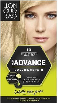 Llongueras COLOR ADVANCE #10-rubio muy claro aclarante (10)