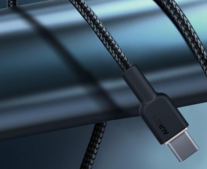 Image du produit Aukey Câble USB-C - USB-C, PD 60W, 1.8 m (1.80 m, USB 3.2 Gen 1, 60 W)
