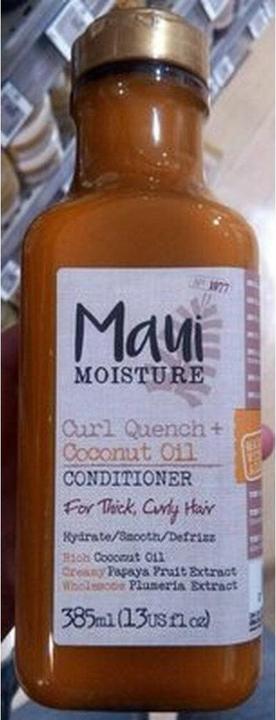 Image du produit Maui après-shampooing pour cheveux bouclés épais + huile de coco 385 ml (385 ml)