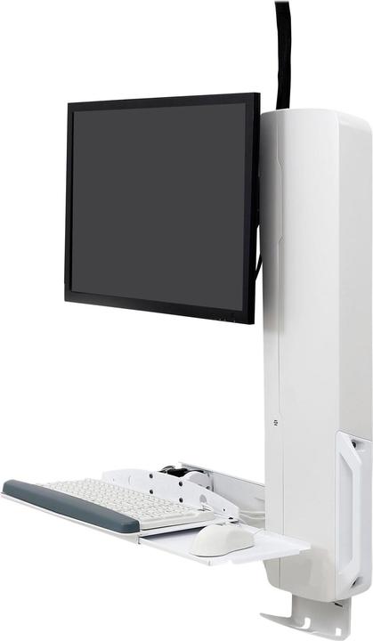 Image du produit Ergotron Sit-Stand Vertical Lift, High Traffic Area - Kit de fixation (montage mural, poignée, etc.) (Mur, 24.02")