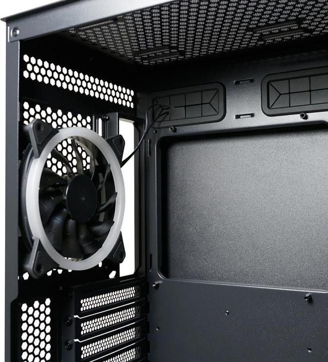 Produktbild LC-Power Gehuse Gaming 802B-ON Black Wandererd X RGB black retail (ATX, mATX, Mini-ITX)