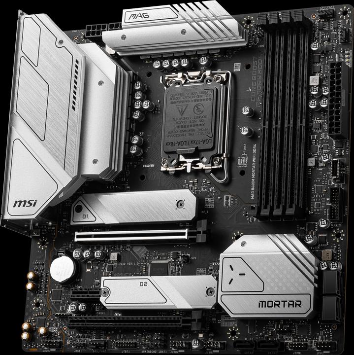 Immagine prodotto MSI Mag B660M Mortaio Wifi (LGA 1700, Intel B660, mATX)