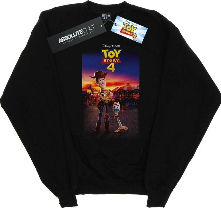Disney Toy Story 4 Woody And Forky Poster Sweatshirt Mädchen (140, 146)