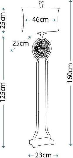 Produktbild Elstead Lighting Marcella Stehleuchte E27 Britische Bronze, oxidierte Bronze (E27)