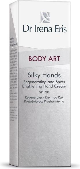 Nutritional values and ingredients Dr Irena Eris Body Art Silky Hands Regenerating Hand Cream with Lightening Colour SPF20, 75 ml (75 ml)