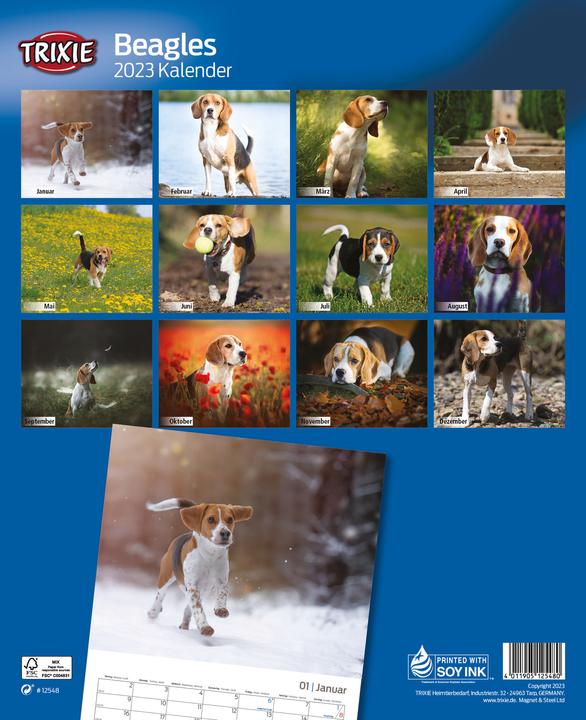 Produktbild Trixie Baby Kalender Beagles