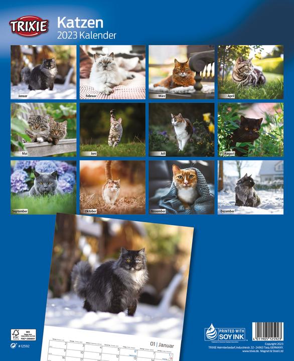 Produktbild Trixie Baby Kalender Katzen