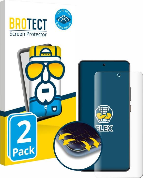 Actual product image BROTECT Full-Screen Protector (2 Piece, Realme GT 7 Pro)