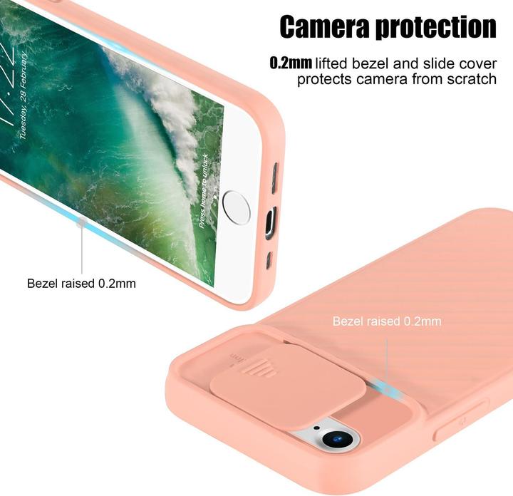 Image du produit Cadorabo Couverture TPU avec protection pour appareil photo (Apple iPhone 7, Apple iPhone SE (2ème génération))