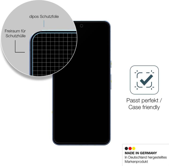 Actual product image Dipos Screen Protector Anti-Shock (2 Piece, Google Pixel 8 Pro)