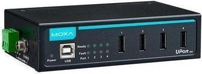 Image du produit Moxa UPORT 404-T W/O ADAPTER - 4-port industrial USB hub, without adatper, -40 to 85C operating temperatu (4 Ports)