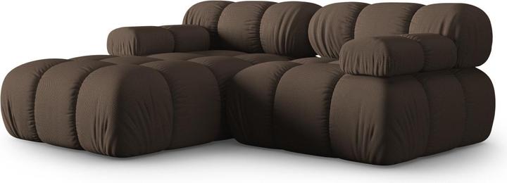 Actual product image Micadoni Modular Left Corner Sofa, "Bellis", 3 Seats, 188x155x70Made in Europe (Corner sofa)